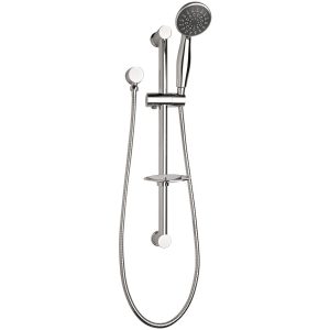 Posh Bristol Single Rail Shower 7 Function with Wall Water Inlet Chrome