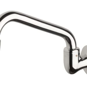 Posh Bristol Wall Swivel Outlet Chrome