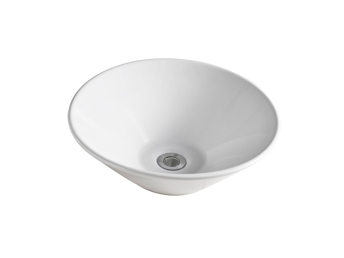 Posh Solus Vessel Basin 425mm White