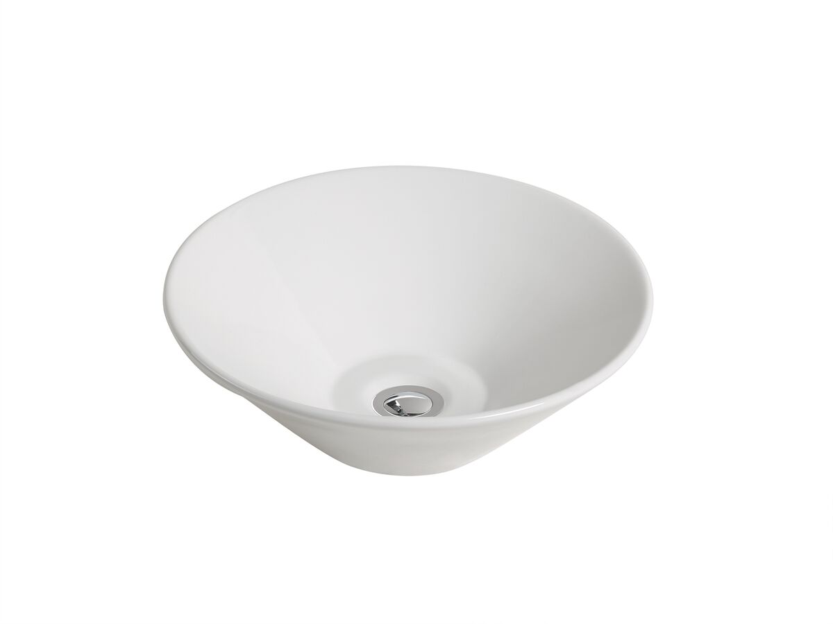 Posh Solus Vessel Basin 425mm White