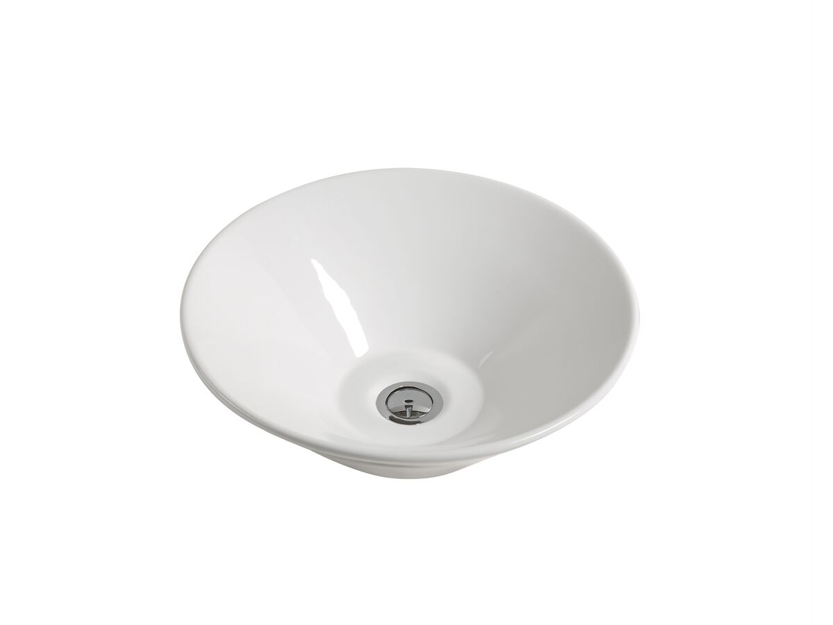 Posh Solus Vessel Basin 425mm White