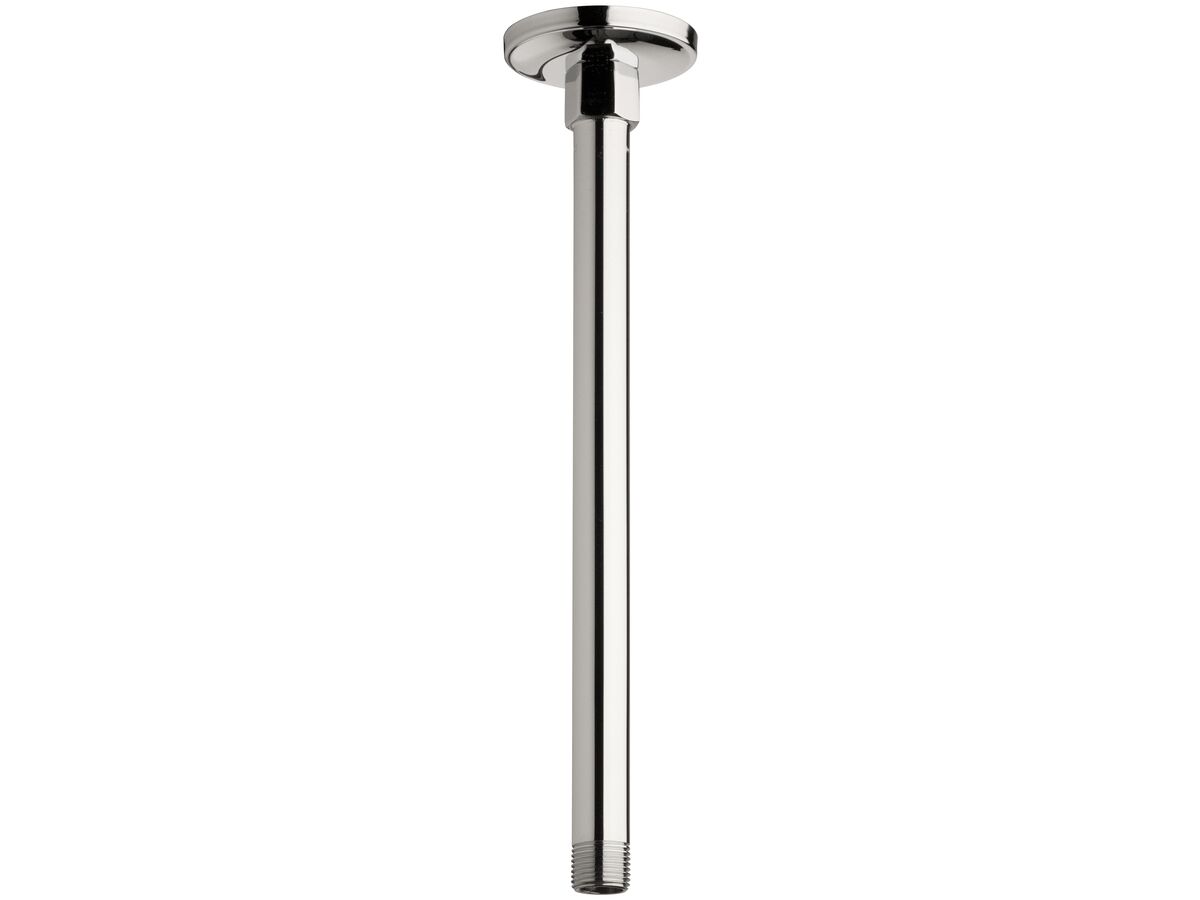 Posh Solus Vertical Shower Arm & Cover 300mm Chrome