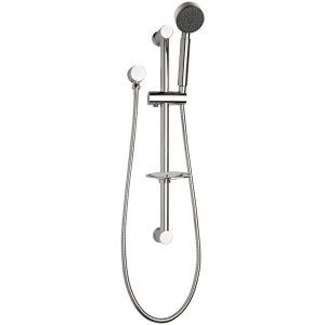 Base Single Rail Shower with Wall Water Inlet Chrome (3 Star)