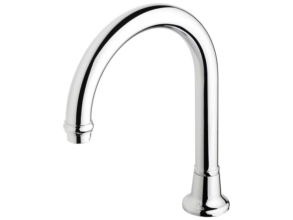Posh Bristol Hob Swivel Outlet Gooseneck (25mm) 160mm Chrome (4 Star)