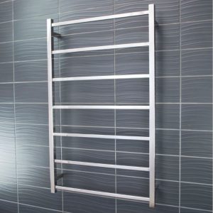 Radiant Australia Square Towel Ladder 7 Bar 700 x 1100mm Mirror Polished - Non Heated