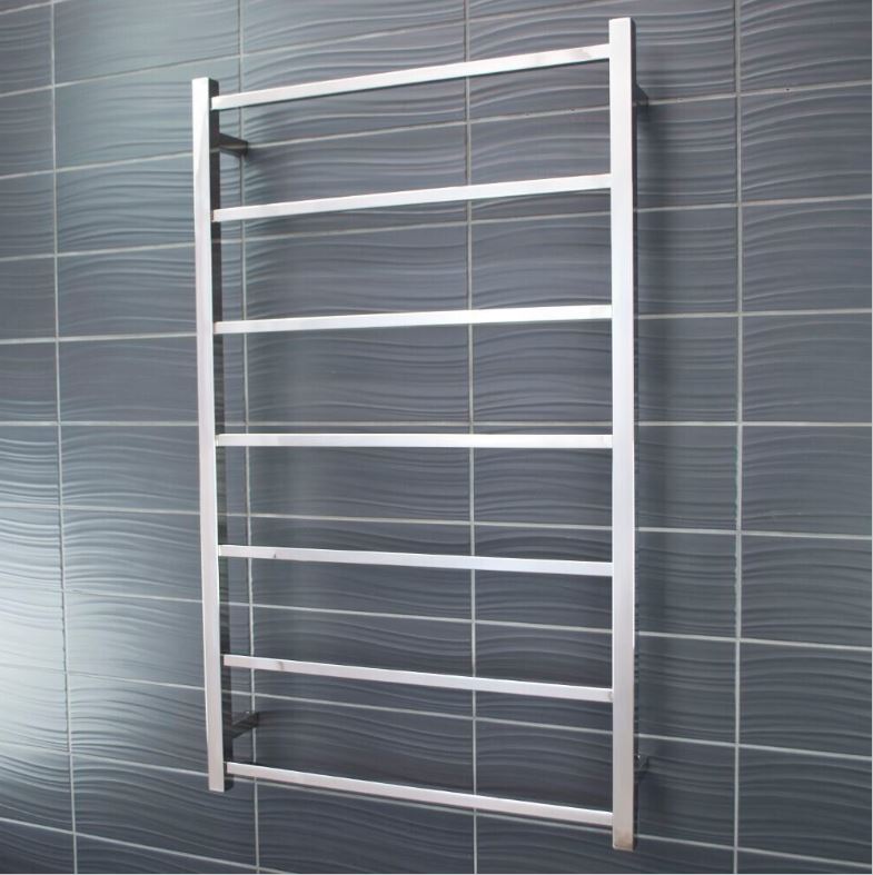 Radiant Australia Square Towel Ladder 7 Bar 700 x 1100mm Mirror Polished - Non Heated